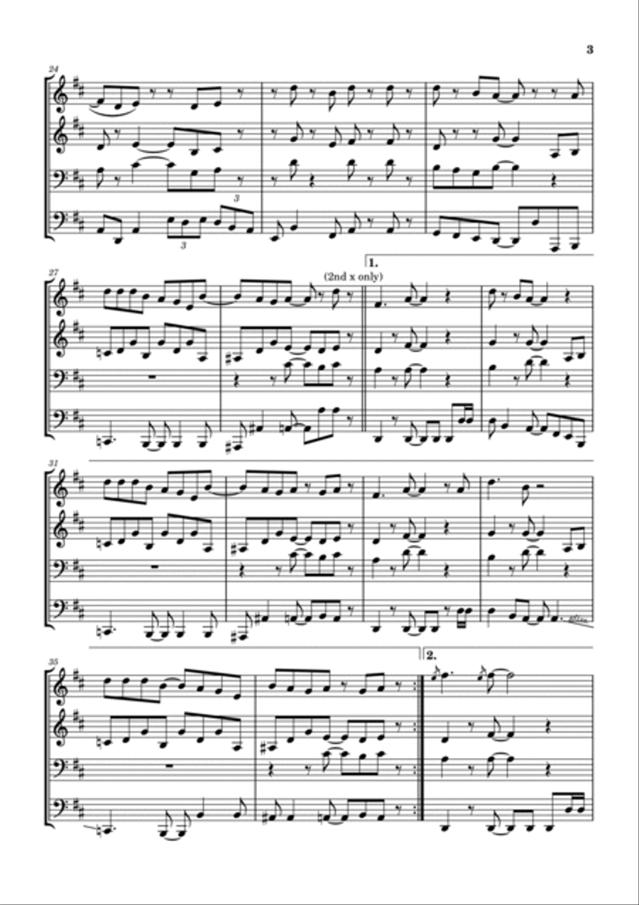 Fly By Night Brass Ensemble scores gallery preview page 4
