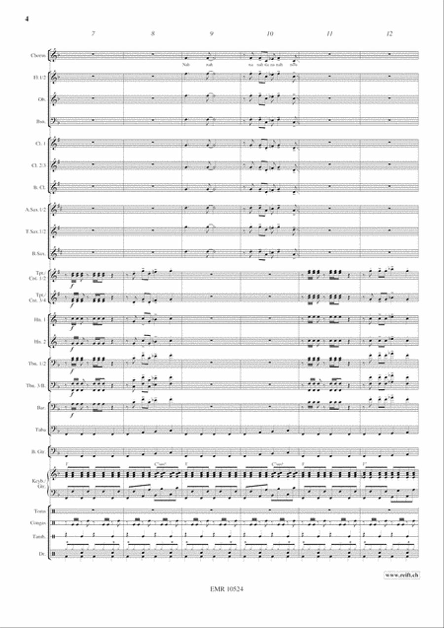Disco Lady Disco Lady 4-Part scores gallery preview page 5