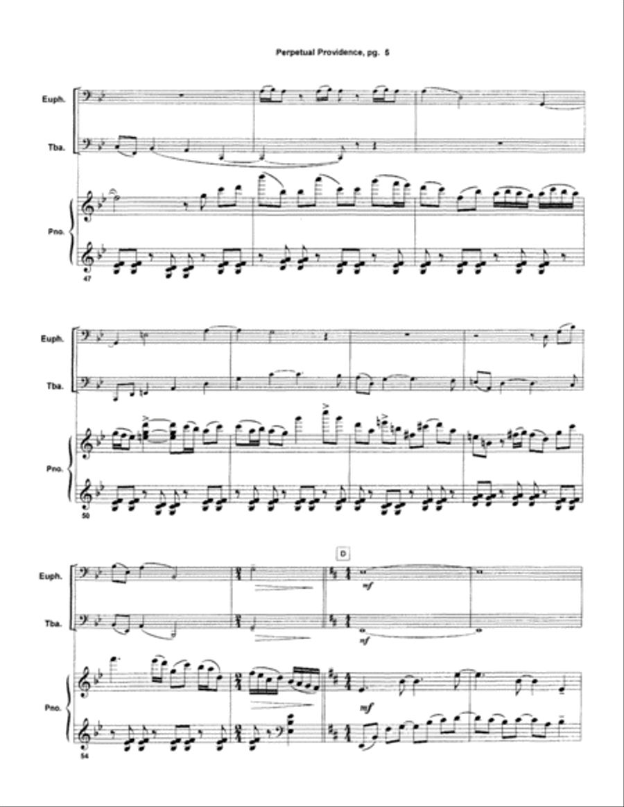 Perpetual Providence Perpetual Providence Brass Duet scores gallery preview page 6
