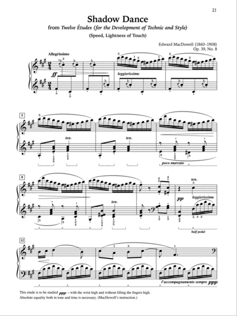 Classics for the Advancing Pianist -- Edward MacDowell, Book 2 Piano Solo scores gallery preview page 8
