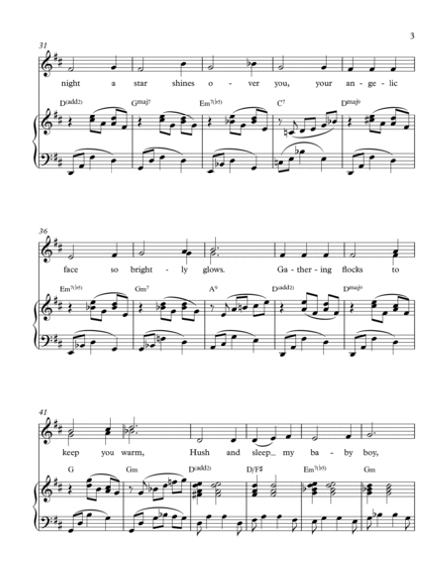 Mary's Lullaby Mary's Lullaby SA scores gallery preview page 4