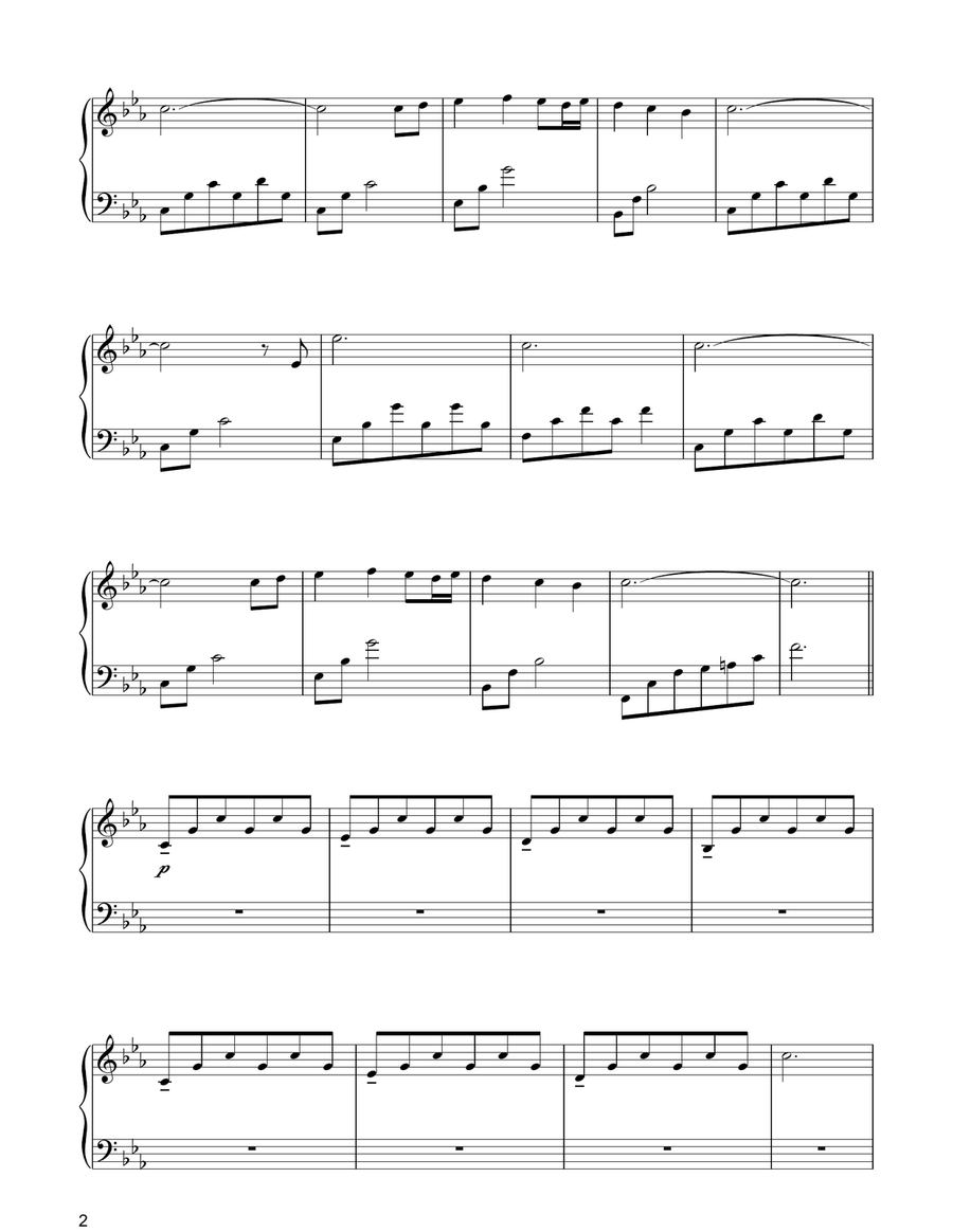 Primavera Piano Solo scores gallery preview page 2