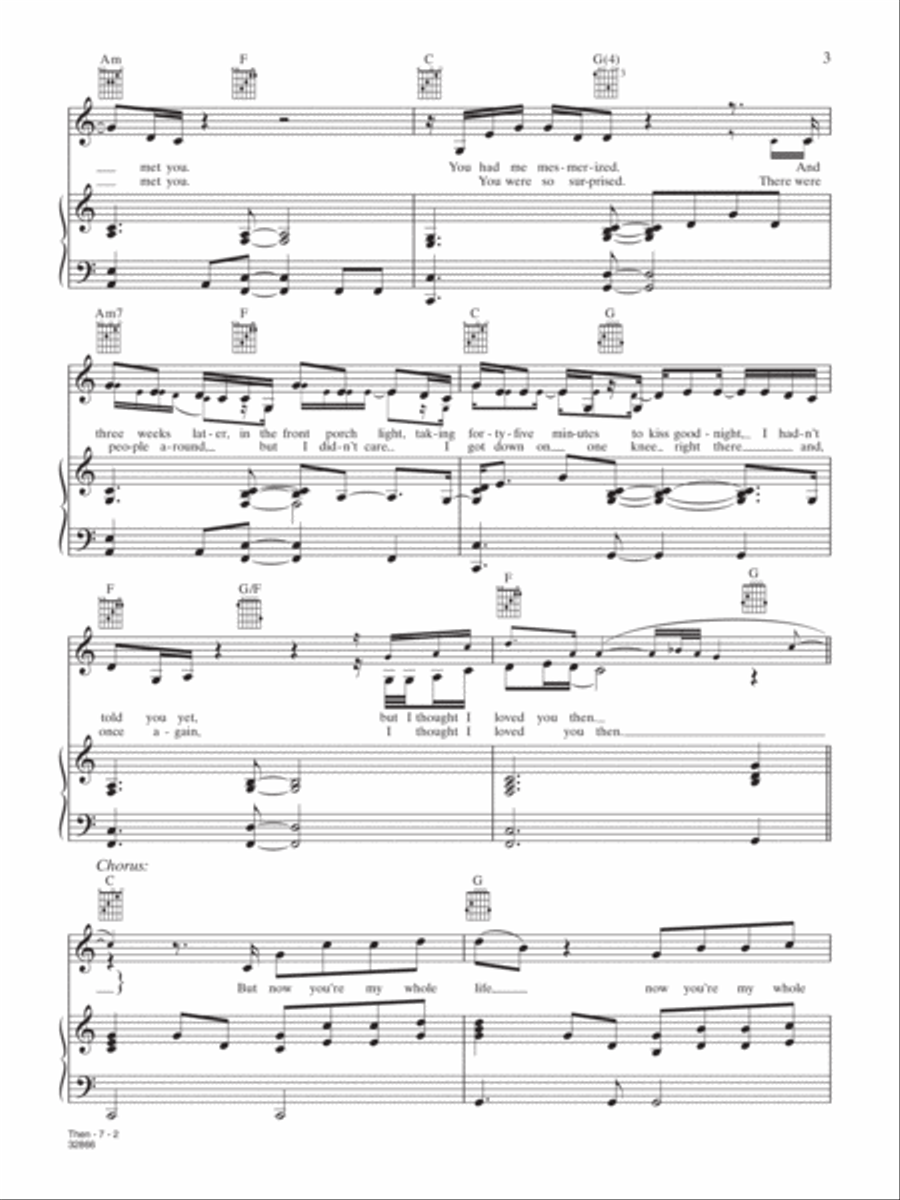Then Then Piano, Vocal, Guitar scores gallery preview page 2