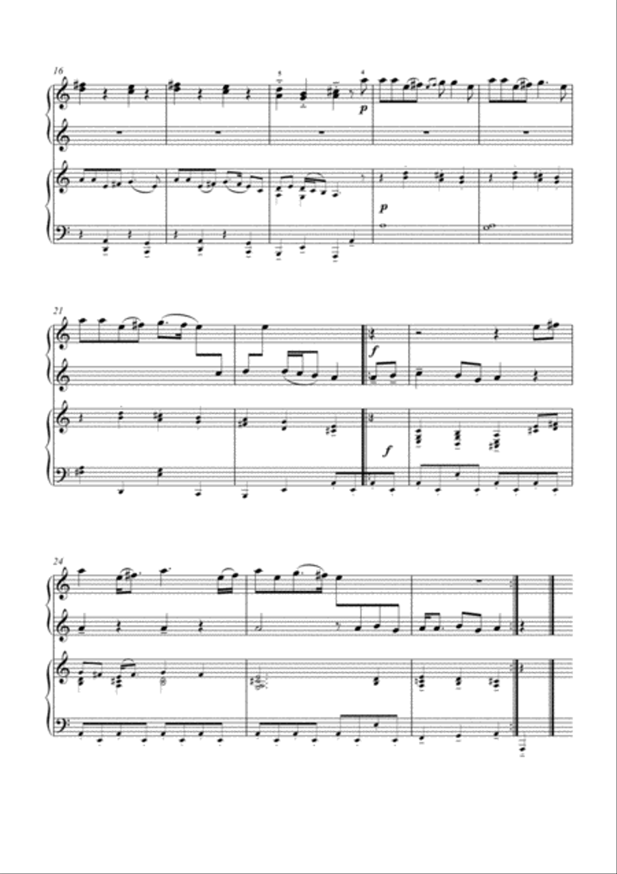 Four Folk-songs Piano scores gallery preview page 2