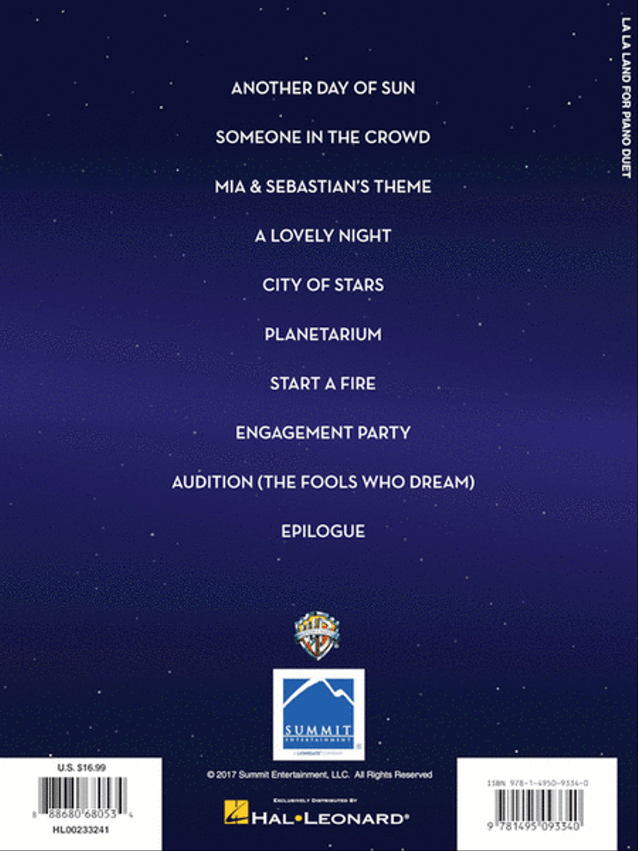 La La Land – Piano Duet 1 Piano, 4-Hands scores gallery preview page 6