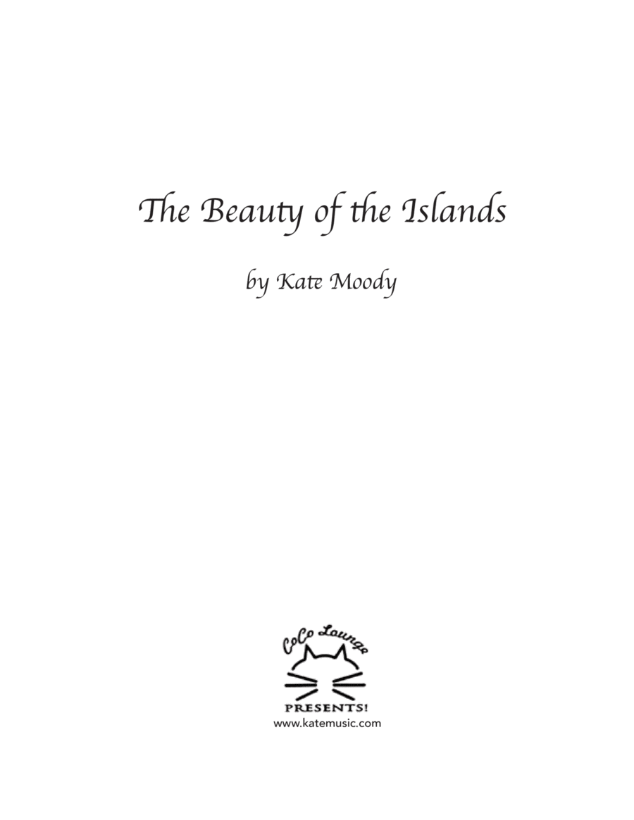 The Beauty of the Islands Small Ensemble scores gallery preview page 1