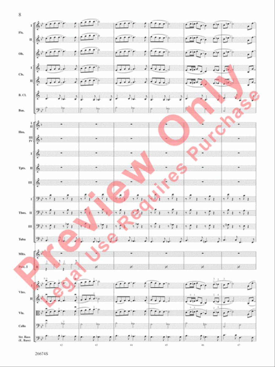 There's Christmas in the Air Full Orchestra scores gallery preview page 9