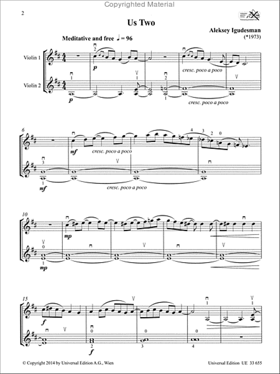 Miles & More String Duet scores gallery preview page 2