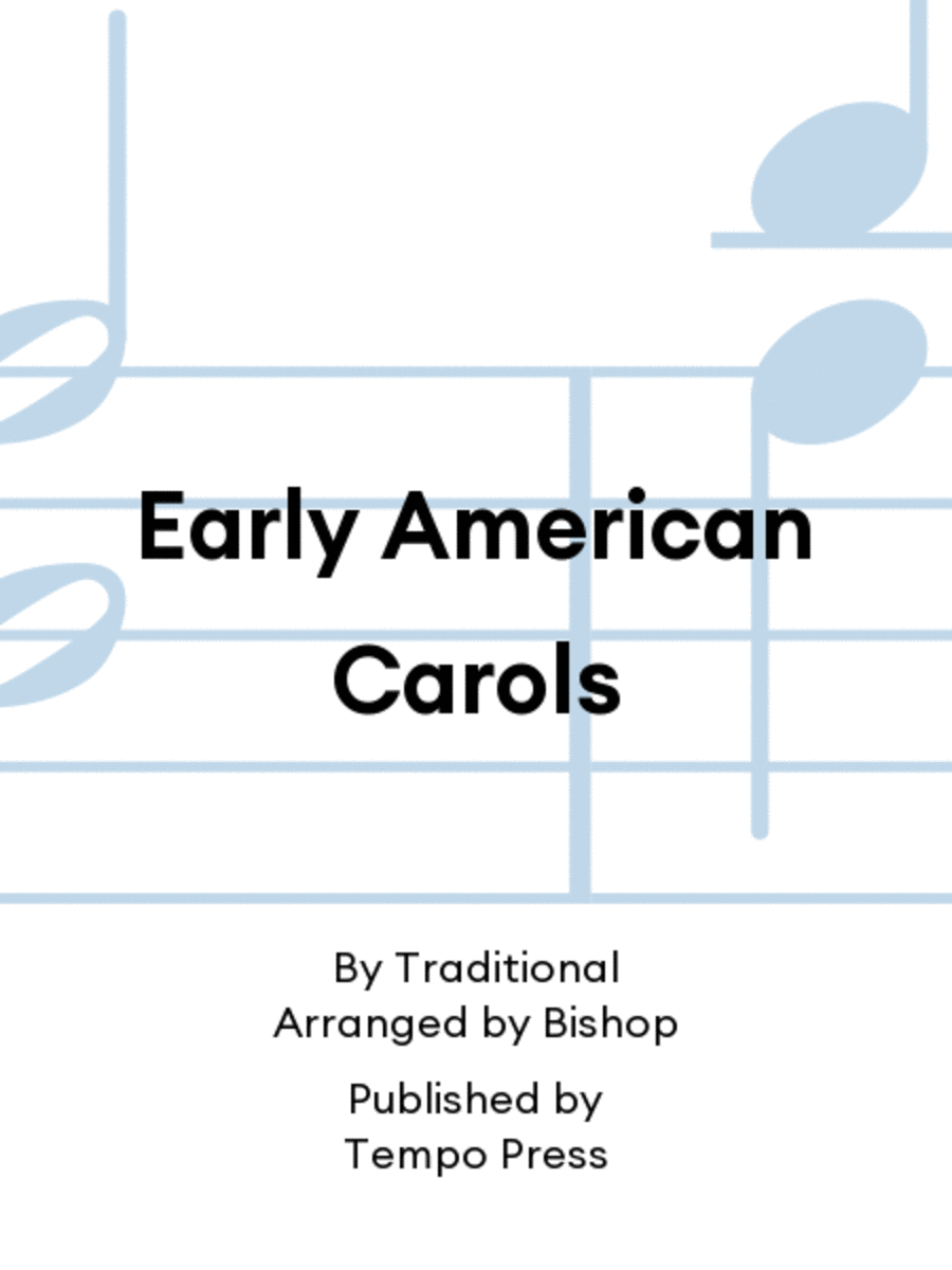 Early American Carols Orchestra scores gallery preview page 1