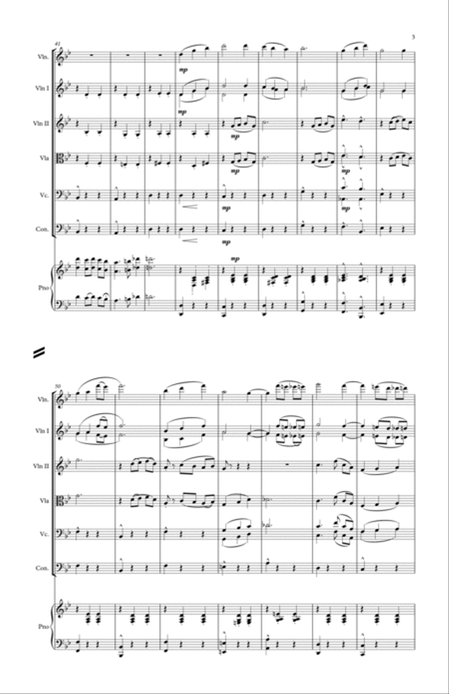 Howl's Moving Castle String Orchestra scores gallery preview page 3