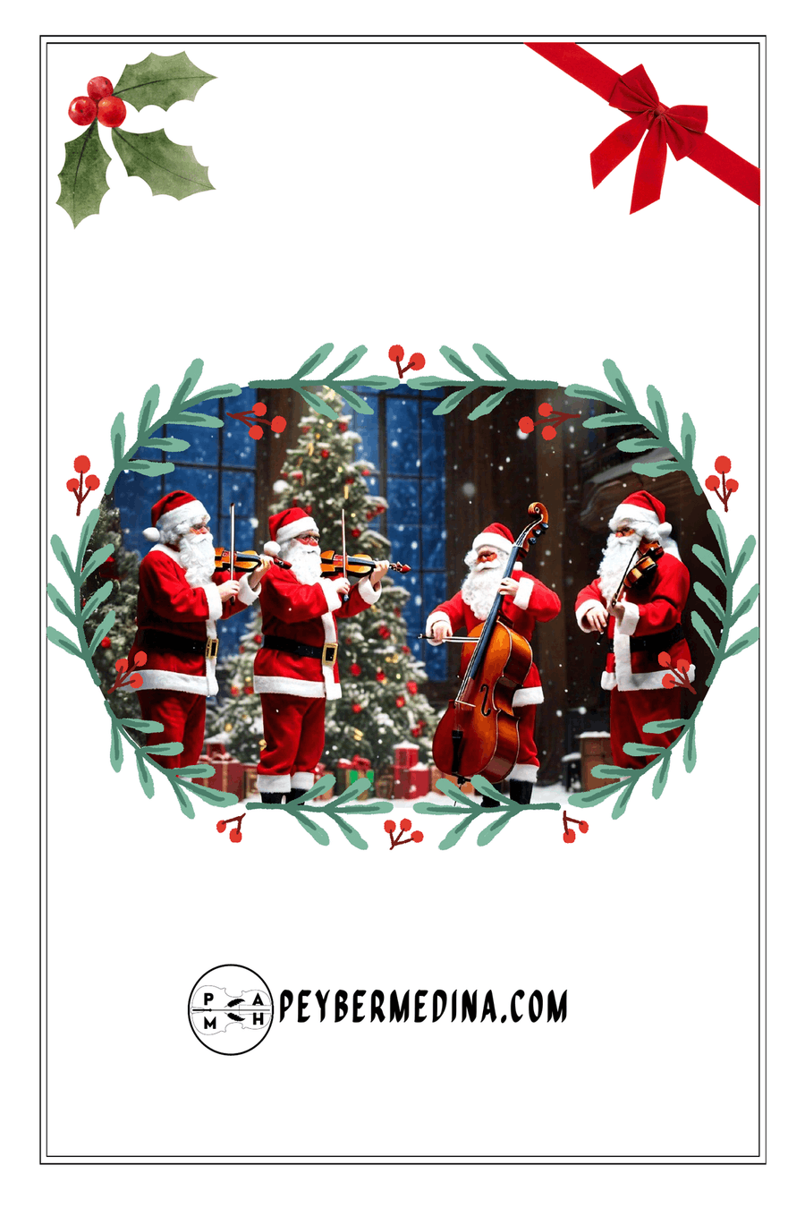 Christmas Medley, for string quartet String Quartet scores gallery preview page 2