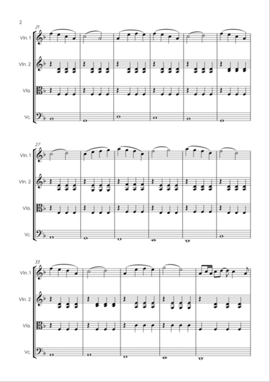 The Departure String Quartet scores gallery preview page 2