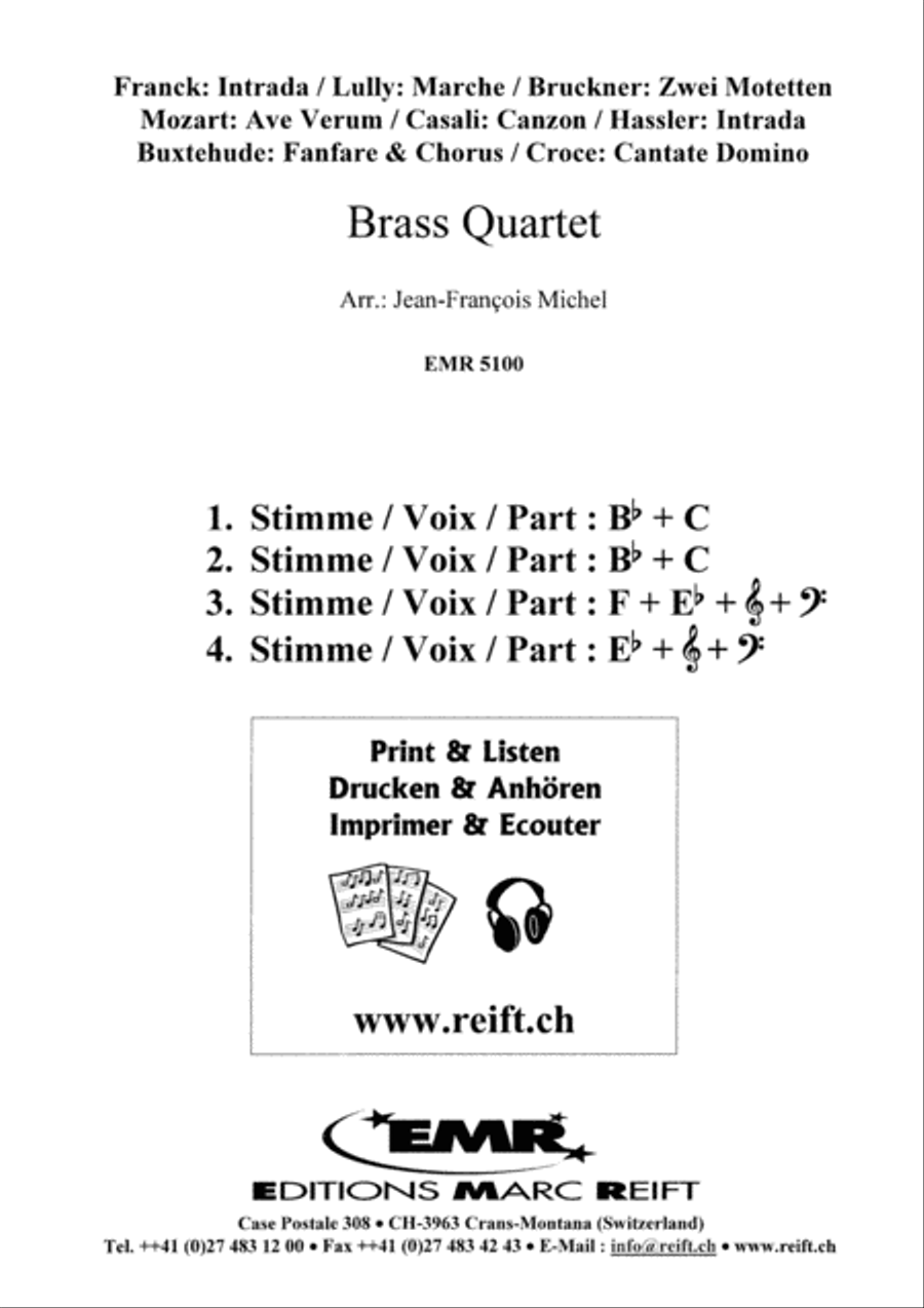 8 Quartets 8 Quartets Brass Ensemble scores gallery preview page 12