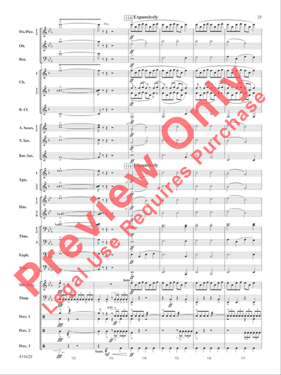 Appalachian Dreams Concert Band scores gallery preview page 26