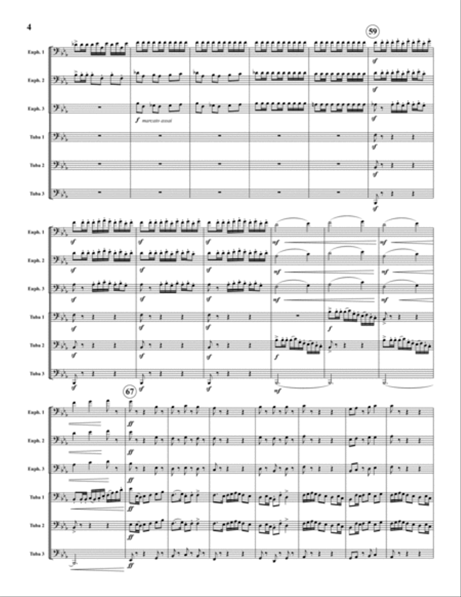 Procession of the Nobles Large Ensemble scores gallery preview page 4