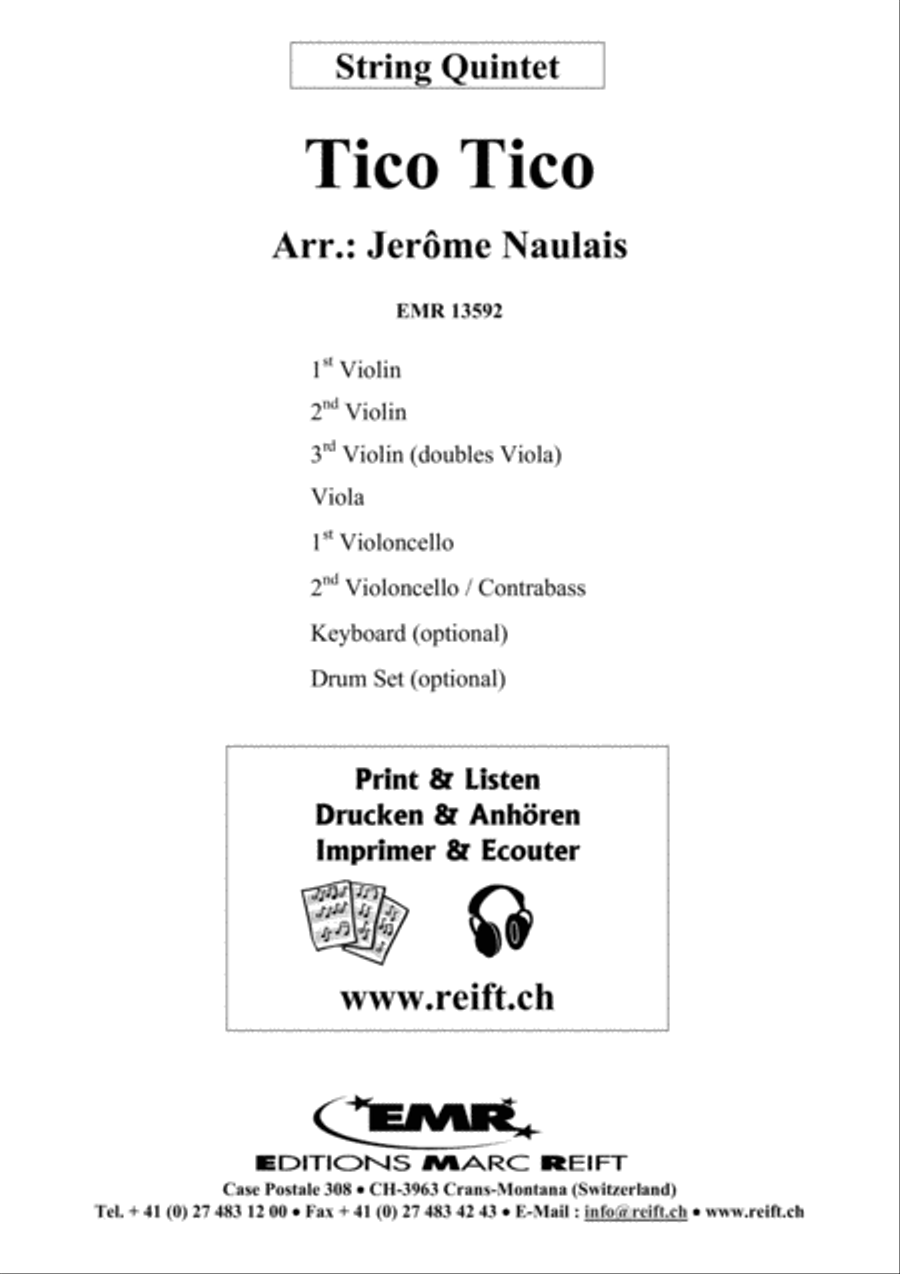 Tico Tico String Quintet scores gallery preview page 2