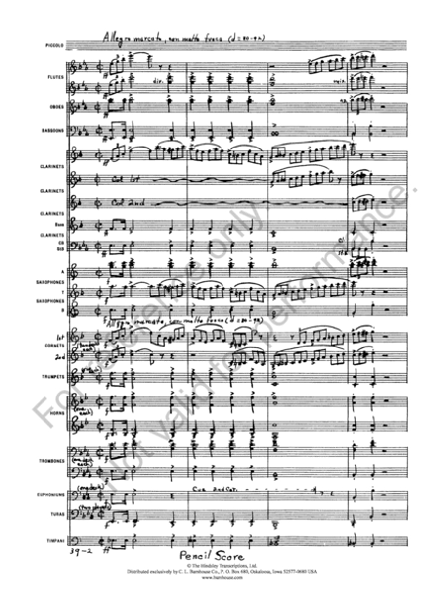 Euryanthe Concert Band scores gallery preview page 4