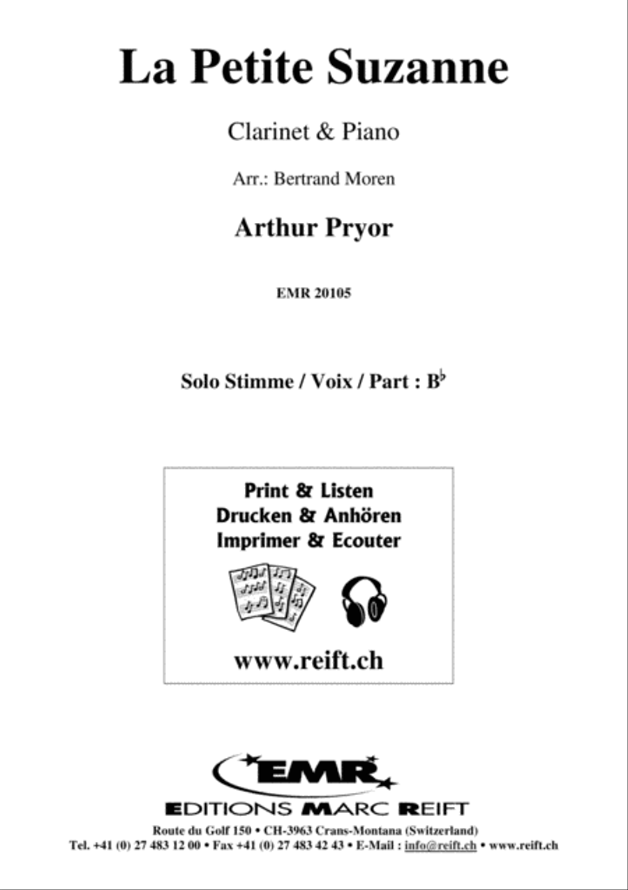La Petite Suzanne Clarinet Solo scores gallery preview page 2