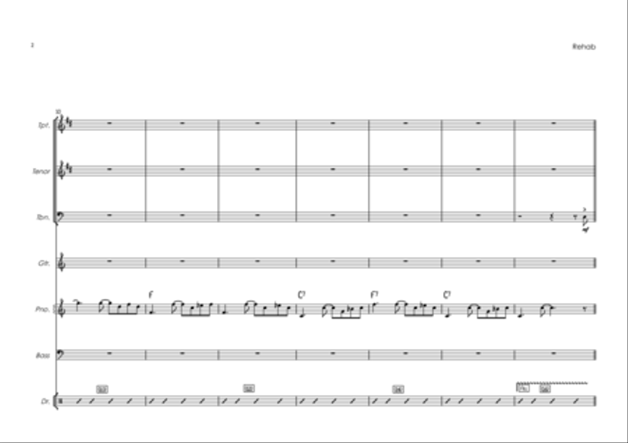 Rehab Jazz Ensemble scores gallery preview page 2