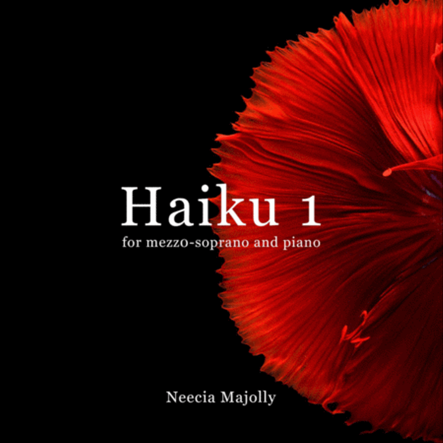 Haiku 1 for mezzo soprano and piano