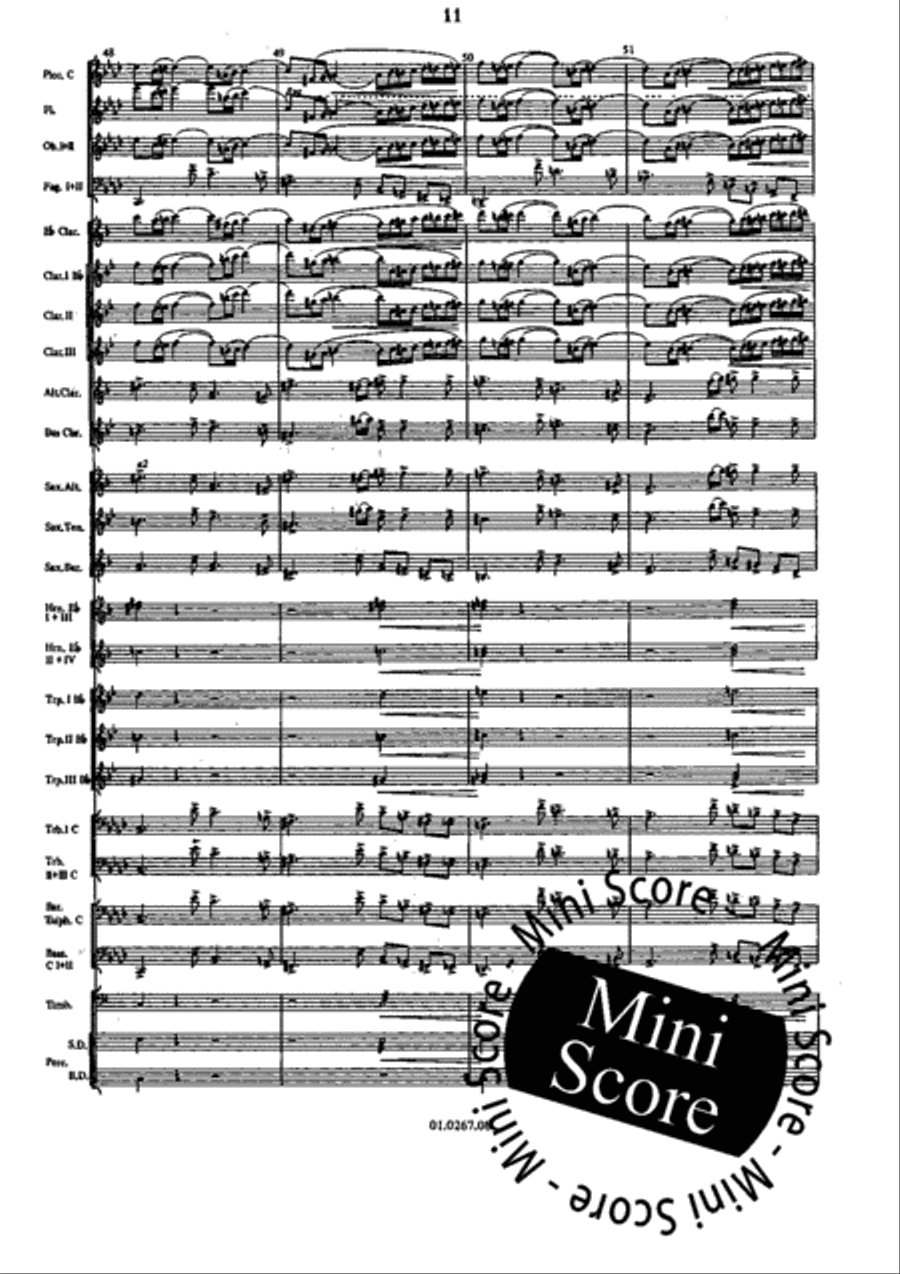 Vespri Siciliani Concert Band scores gallery preview page 15