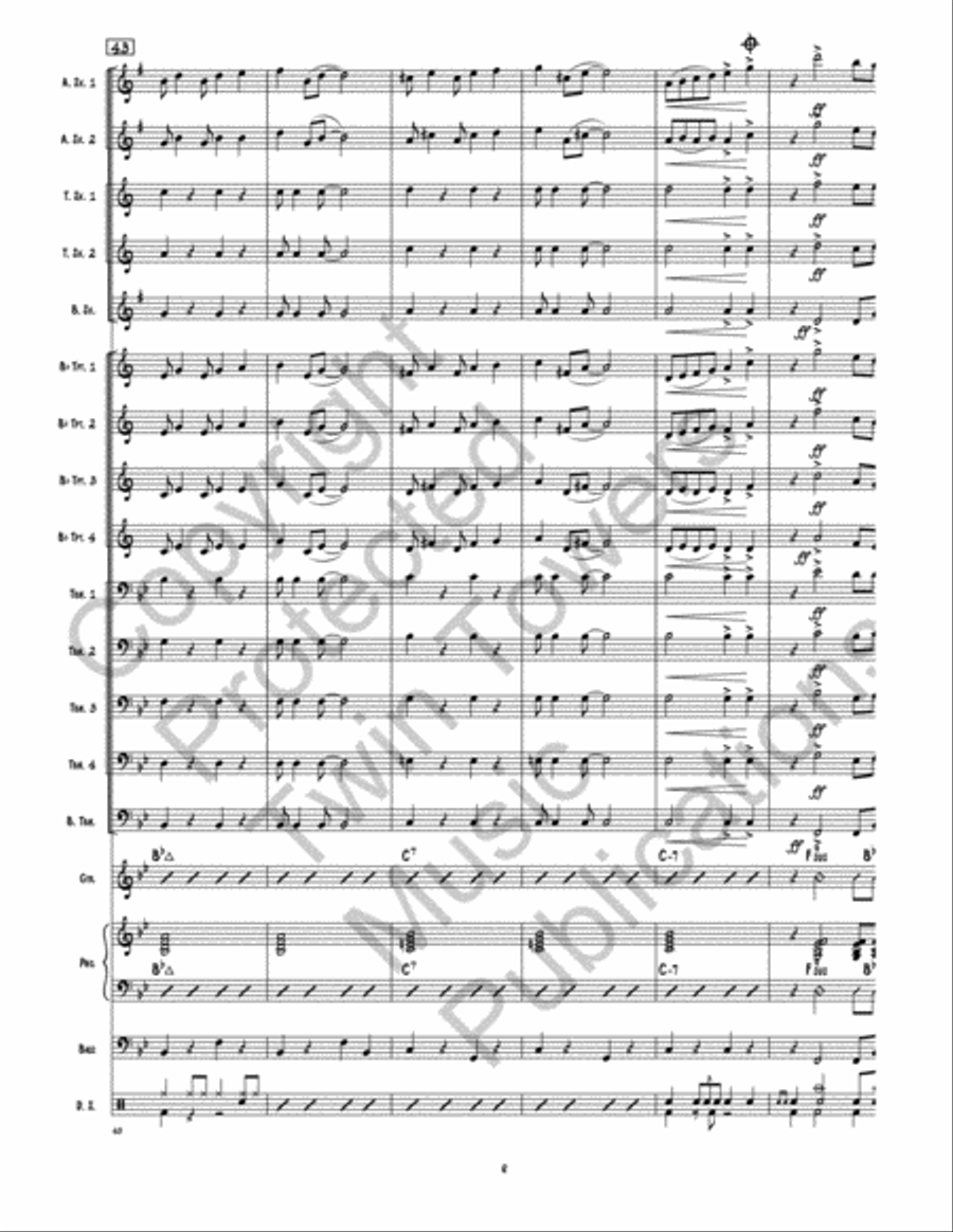 Model Train Model Train Jazz Ensemble scores gallery preview page 9