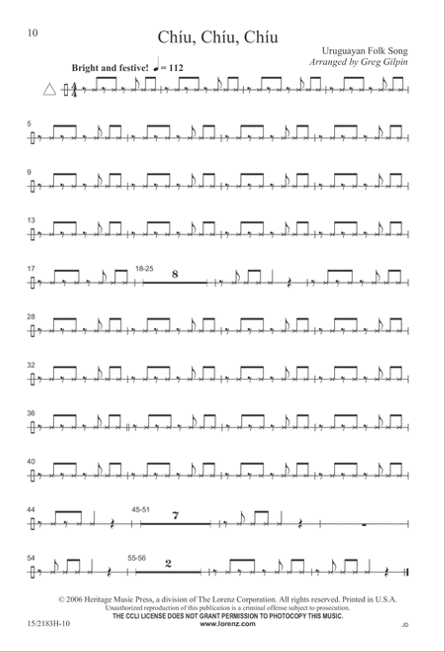Chíu, Chíu, Chíu 2-Part scores gallery preview page 10