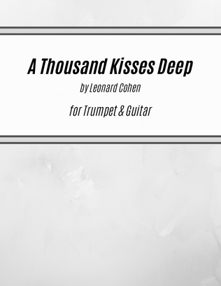 Book cover for A Thousand Kisses Deep