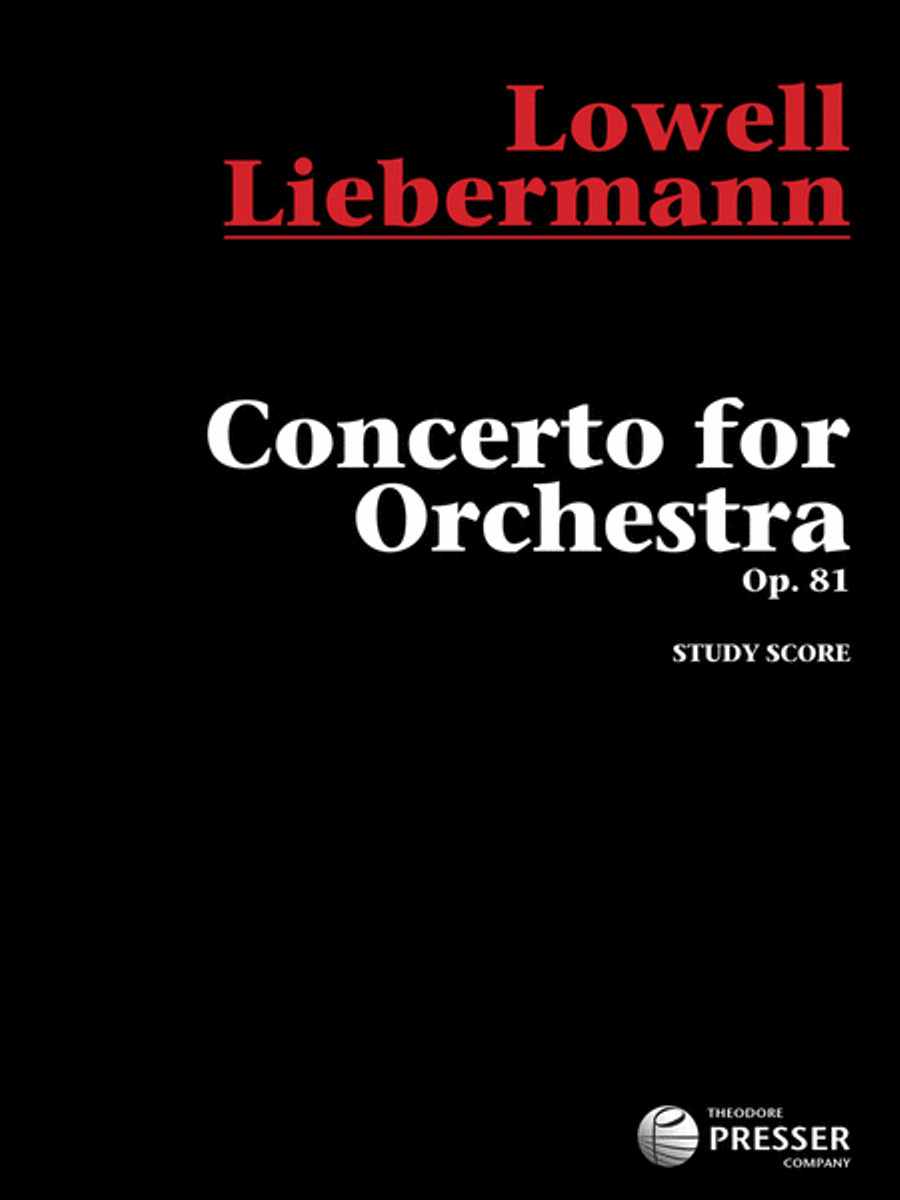 Concerto For Orchestra Concerto For Orchestra Orchestra scores gallery preview page 1
