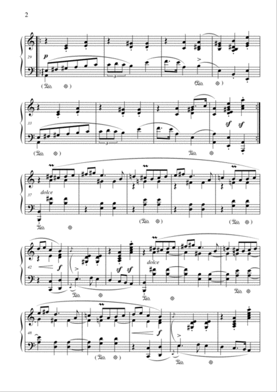 Chopin - Mazurka op. 56 No.2 for piano solo Piano Solo scores gallery preview page 2