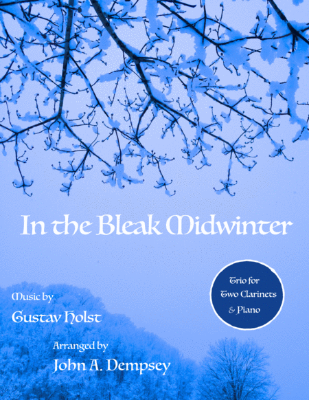 In the Bleak Midwinter (Trio for Two Clarinets and Piano) image number null