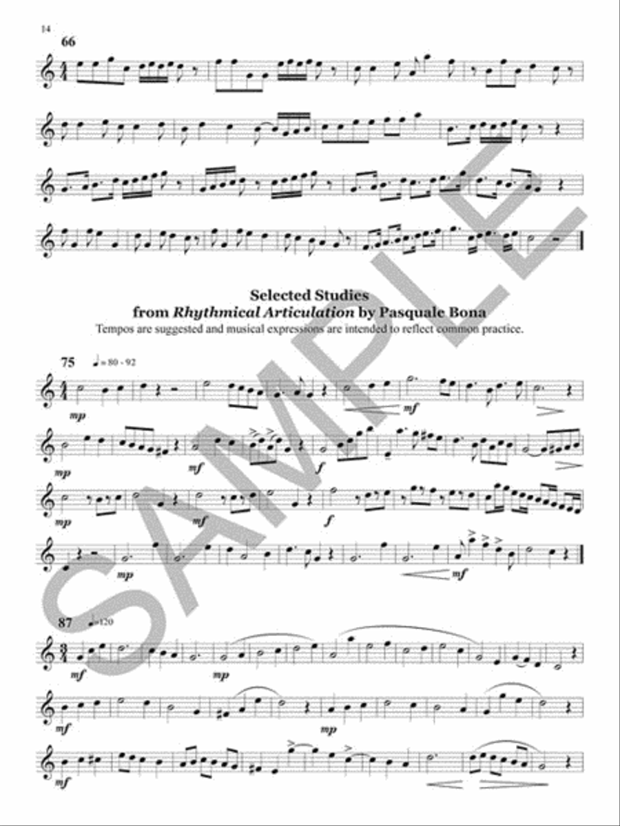 The Break Clarinet Solo scores gallery preview page 4