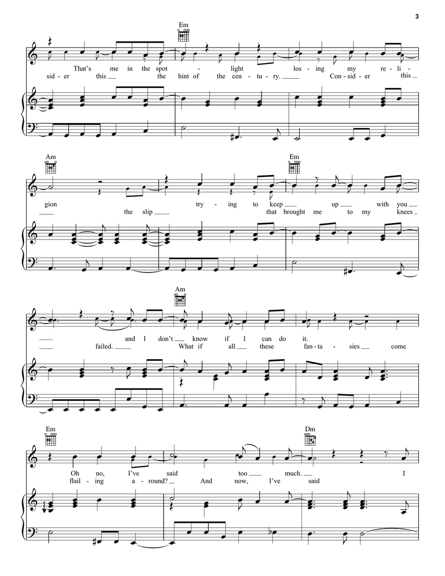 Losing My Religion Acoustic Guitar scores gallery preview page 3