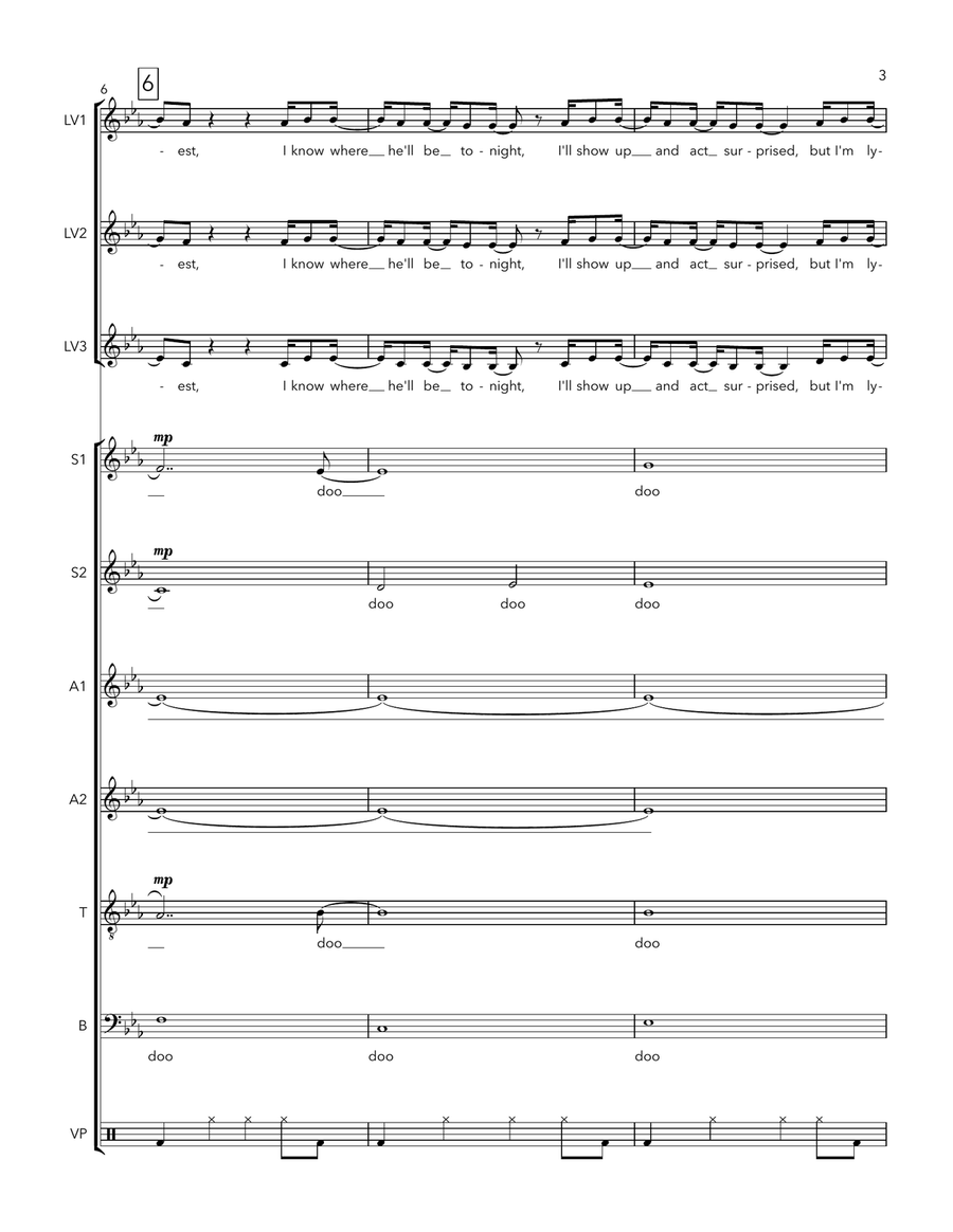 If I'm Honest Divisi scores gallery preview page 3
