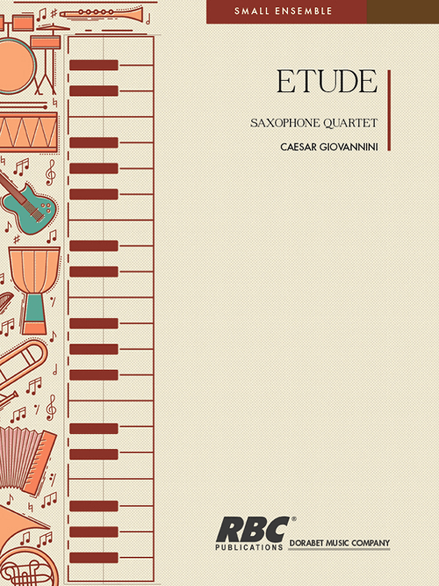 Etude Sax Quartet Alto Saxophone scores gallery preview page 1