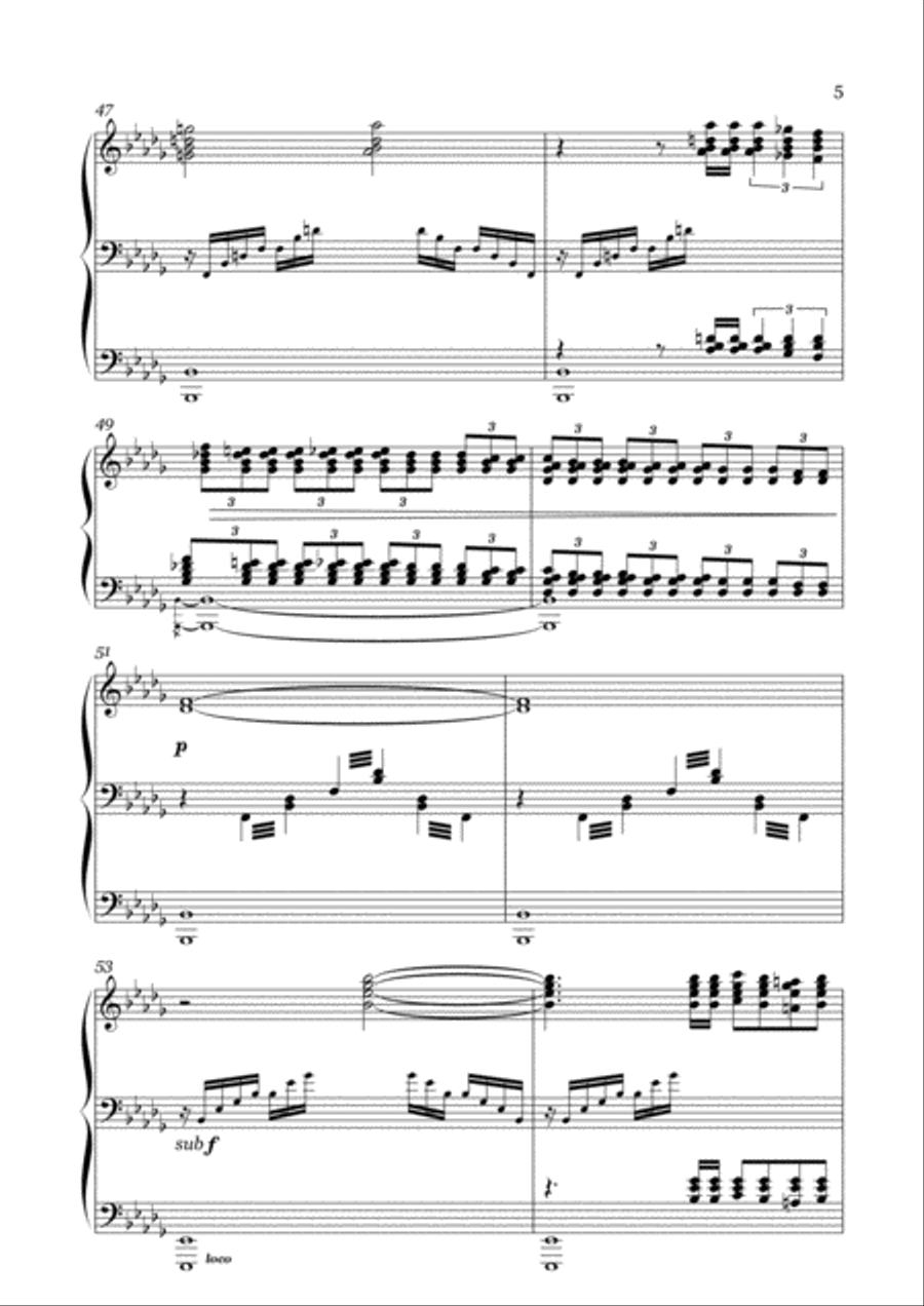 Rhapsodie Russe - Sebastian Thomas Piano Solo scores gallery preview page 5