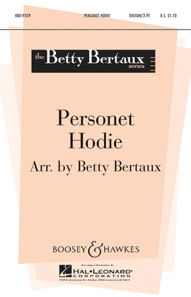 Book cover for Personet Hodie