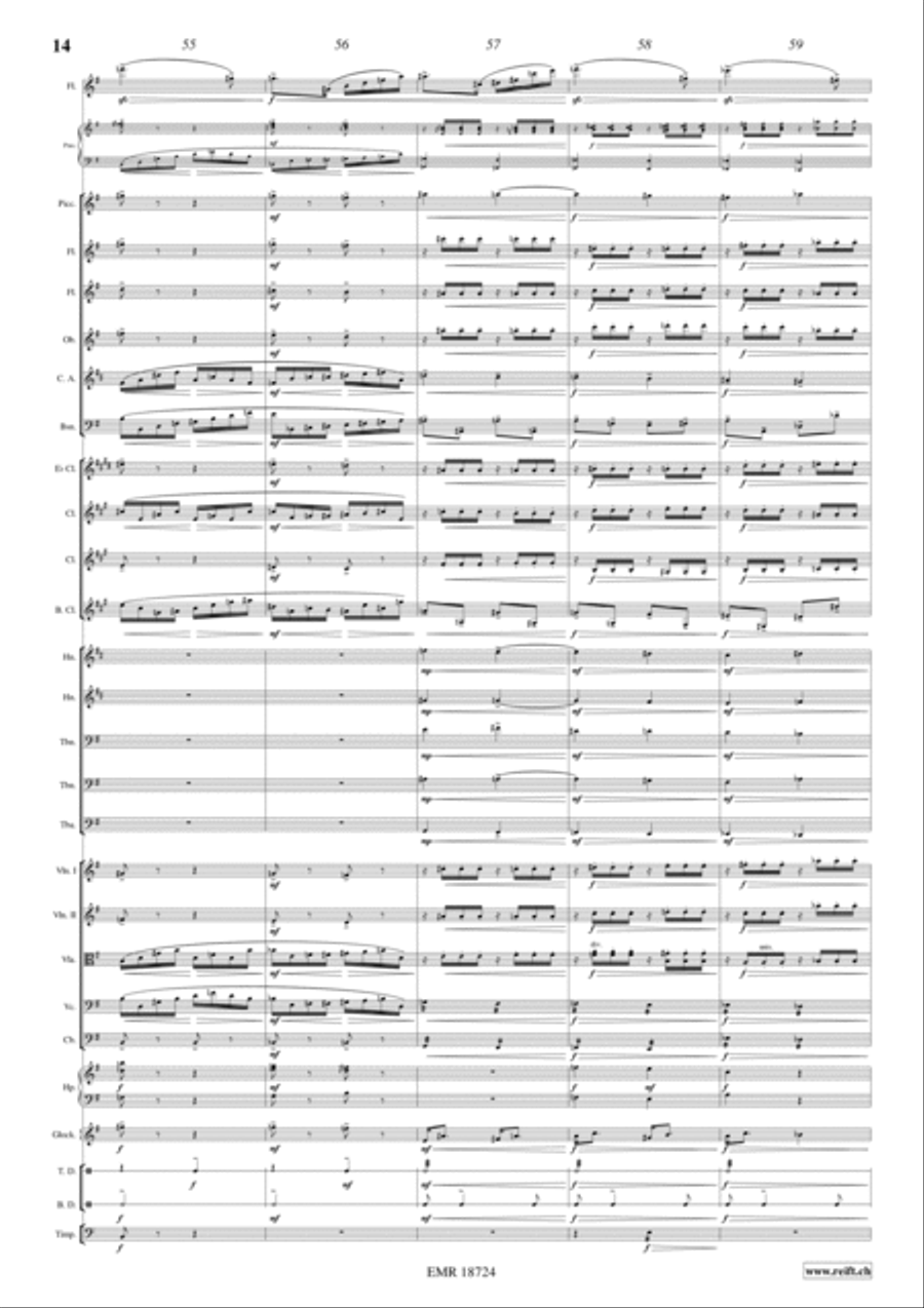 Elegy Elegy Orchestra scores gallery preview page 14