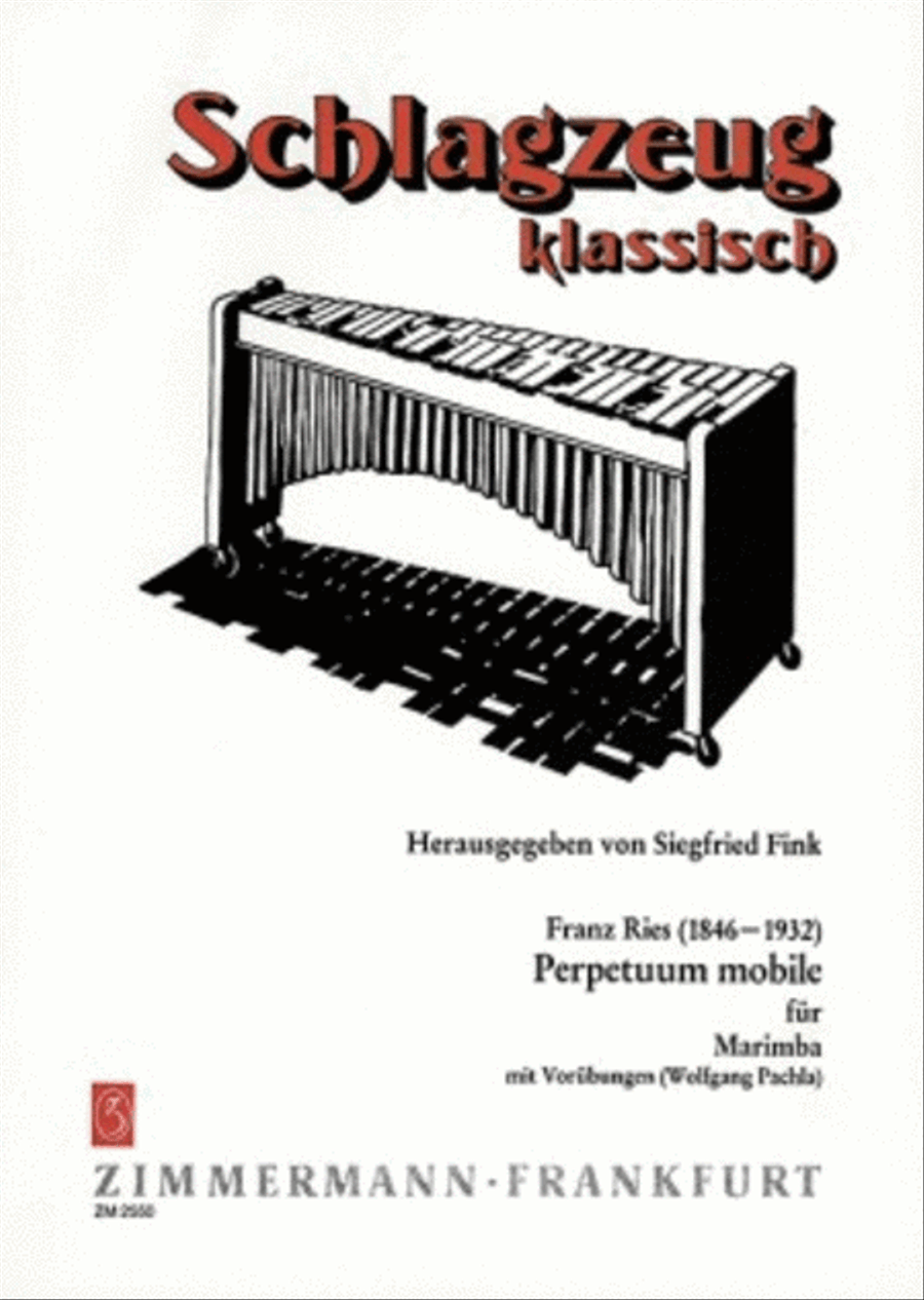 Perpetuum Mobile Marimba scores gallery preview page 1