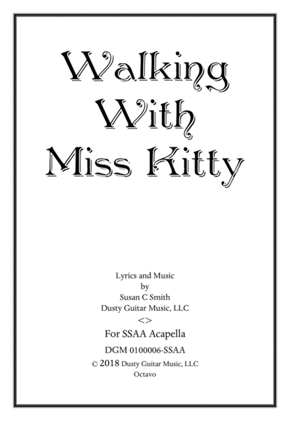Walking With Miss Kitty image number null