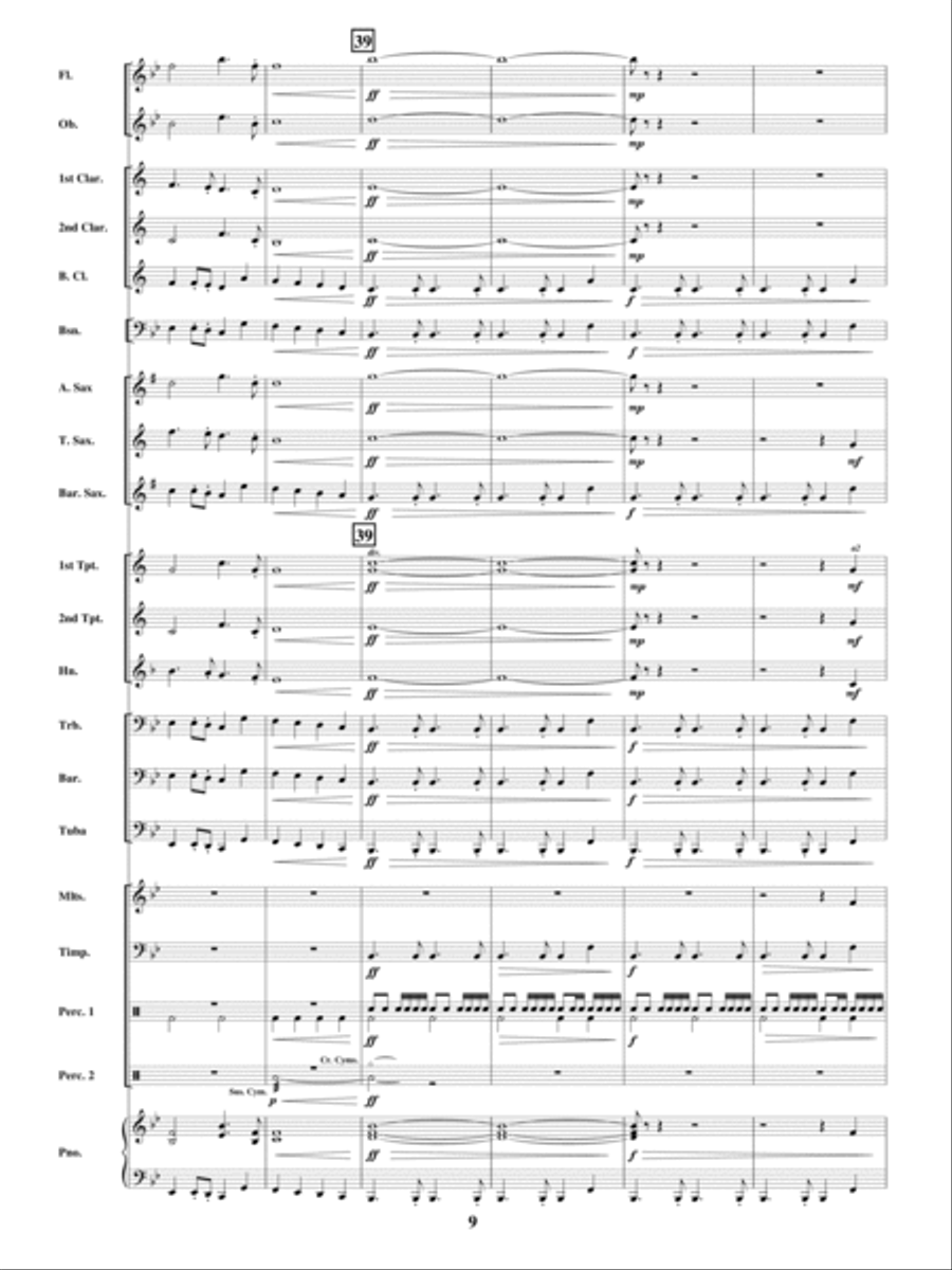 Dreams of Victory Concert Band scores gallery preview page 8