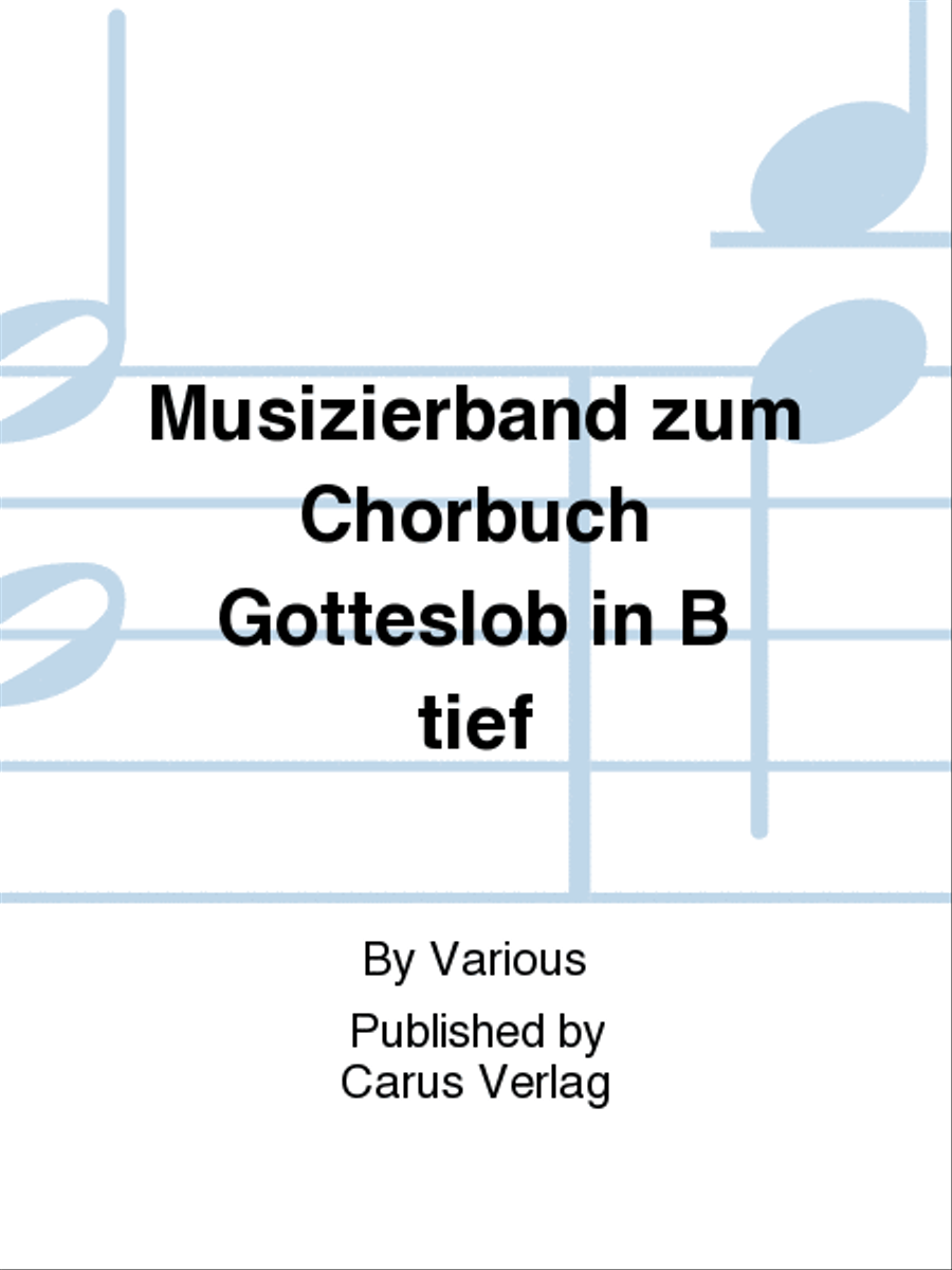 Musizierband zum Chorbuch Gotteslob Part scores gallery preview page 1