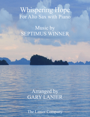 Book cover for WHISPERING HOPE (Duet – Alto Sax & Piano with Score/Part)