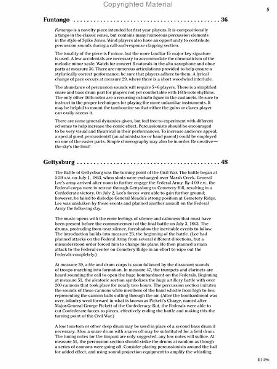 Curtain Up! Concert Band scores gallery preview page 3