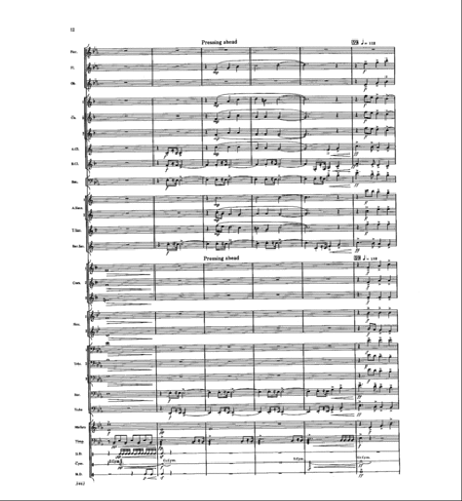 An Almighty Fortress Concert Band scores gallery preview page 13