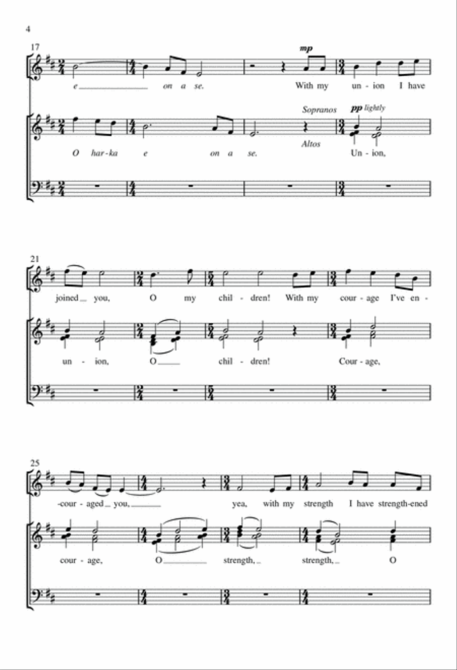 With My Blessing I Have Blessed You Divisi scores gallery preview page 4