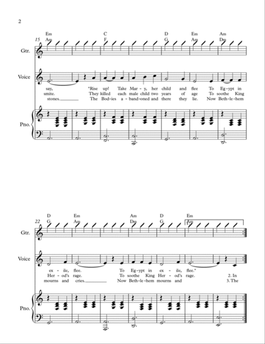 Rachael's Lament Acoustic Guitar scores gallery preview page 2