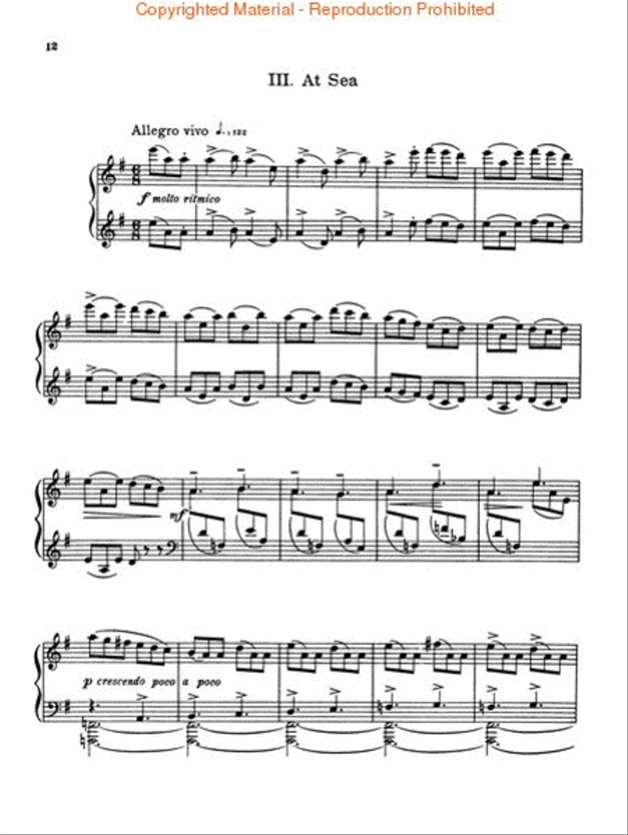 Poems of the Sea Poems of the Sea Piano Solo scores gallery preview page 4
