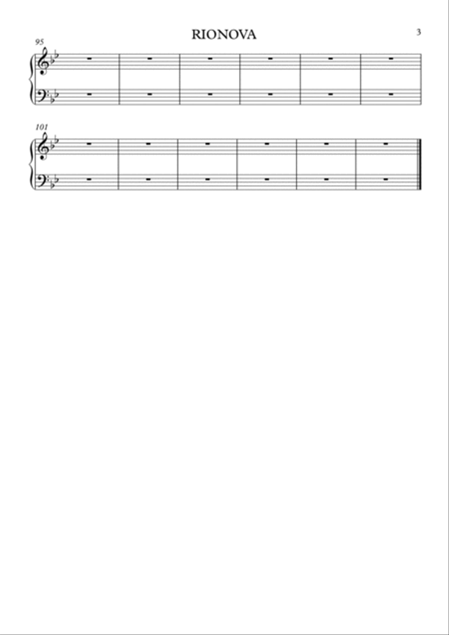 RIO NOVA RIO NOVA Piano Solo scores gallery preview page 3