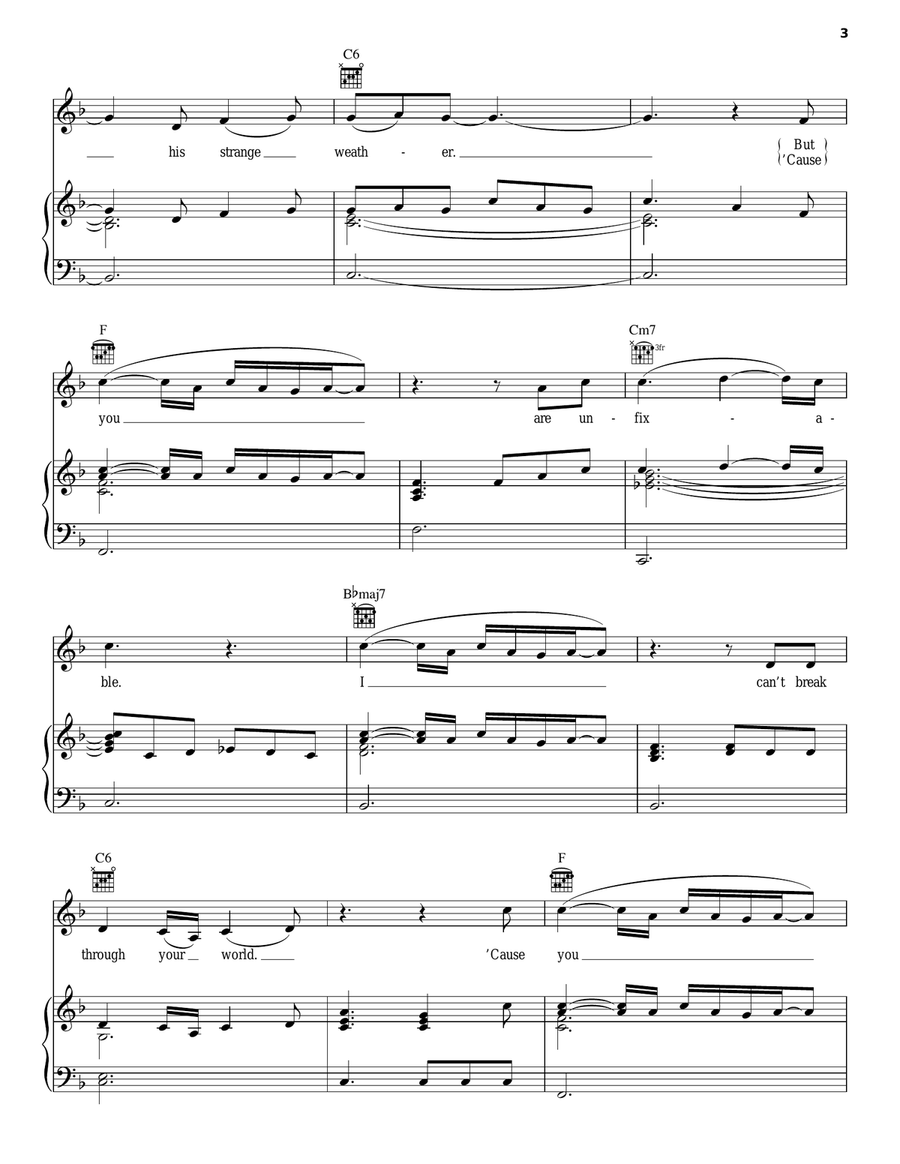 Shades Of Cool Shades Of Cool Piano, Vocal, Guitar scores gallery preview page 3